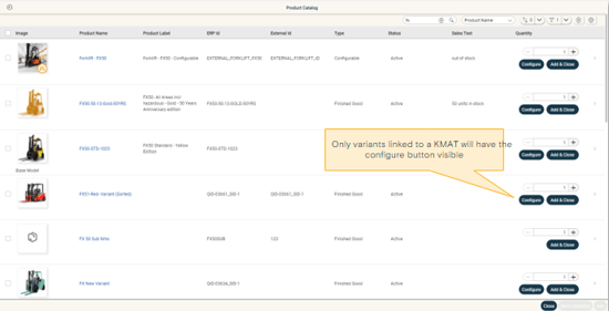 CPQ - Identify Pre-configured variant, and configure for exact requirements match